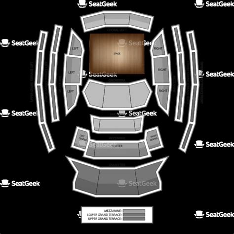 Awesome Kauffman Center Seating Chart with rows - Seating Chart