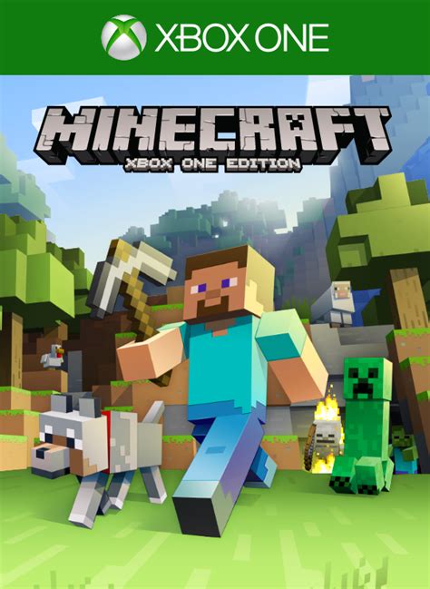 Minecraft: PlayStation 4 Edition (2014) Xbox One box cover art - MobyGames