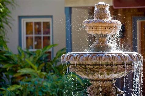 Garden Treasures Resin Rock Waterfall Fountain - Garden Design Ideas