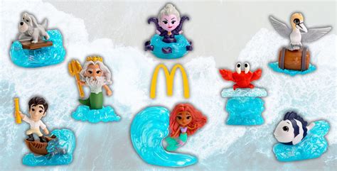 'The Little Mermaid' McDonald's Happy Meal Toys have arrived