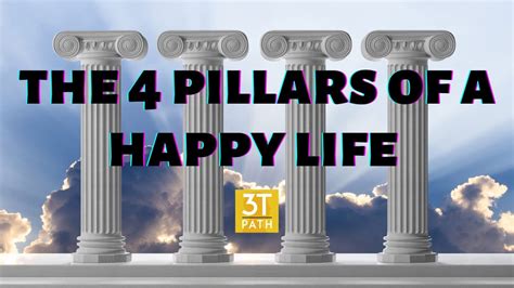 4 pillars of a happy life - the 4 legs of dharma - YouTube