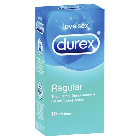 Durex Regular Size Condom 10pk | Medshop Australia