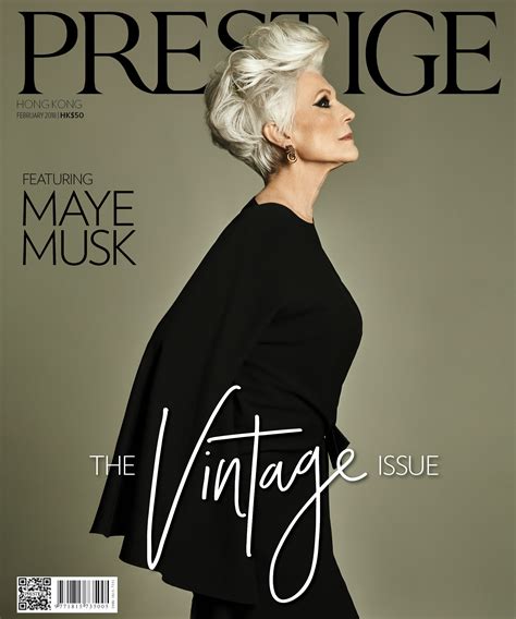 ZANETA CHENG - Maye Musk (Cover Story) | Prestige Hong Kong (Feb 18)