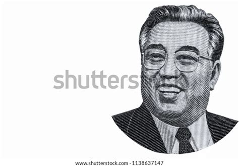 Kim Il Sung Portrait North Korean Stock Photo 1138637147 | Shutterstock