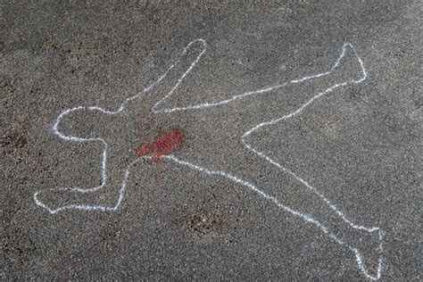 Dead Body Outline Chalk