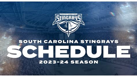 South Carolina Stingrays | Stingrays Unveil 2023-24 Season Schedule