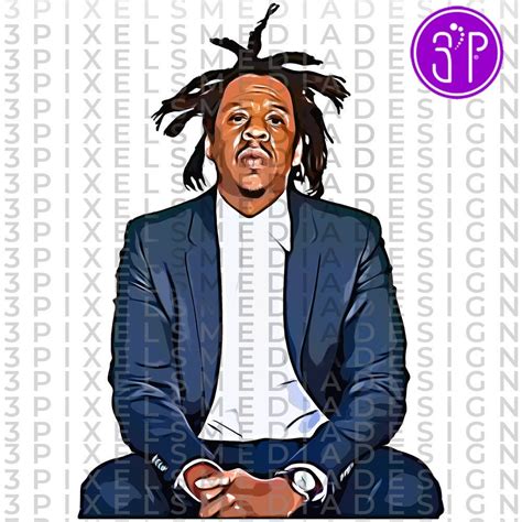 Instant Digital Download Jay Z PNG 01 Sublimation Digital Painting ...