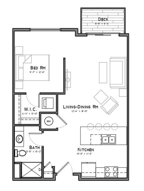 Apartment Floor Plans - Pointe Apartments