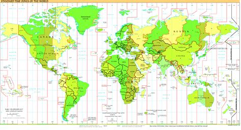 Interactive World Time Zone Map - United States Map