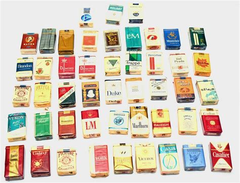 48 vintage cigarette packages - unopened | #2039657438