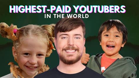 Top 10 Highest-Paid Youtubers In The World (2023)