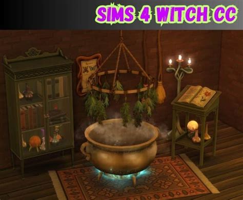 35+ Magical Sims 4 Witch CC (Spells, Clothing, Witchcraft, Magic, & Brooms)