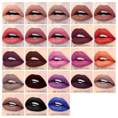 12PCS/LOT IMAGIC lip Gloss Lipstick kit Rare Lip Paint matte lipstick Waterproof Strawberry Long ...