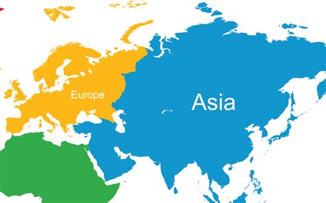 Europe And Asia Map