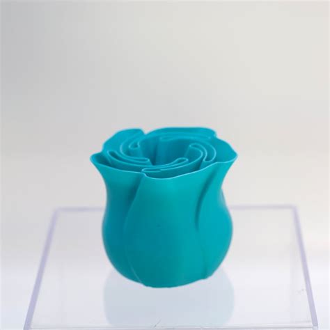 3D Printed Rose Unique Gift Vibrant Colored Rose Vase Printed Rose - Etsy