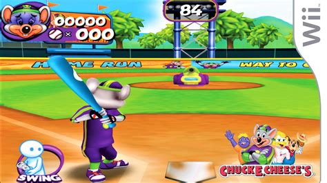 Chuck E. Cheese's Sports Games | Baseball Game | 4K Wii Dolphin ...