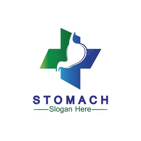 Illustrated Stomach Healthcare Logo Design Element Healthy Line Hospital Vector, Healthy, Line ...