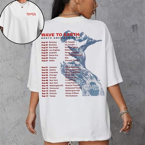 Wave to Earth North America Tour T-shirt, Wave to Earth Tour 2023 Shirt, Wave to Earth Kpop ...