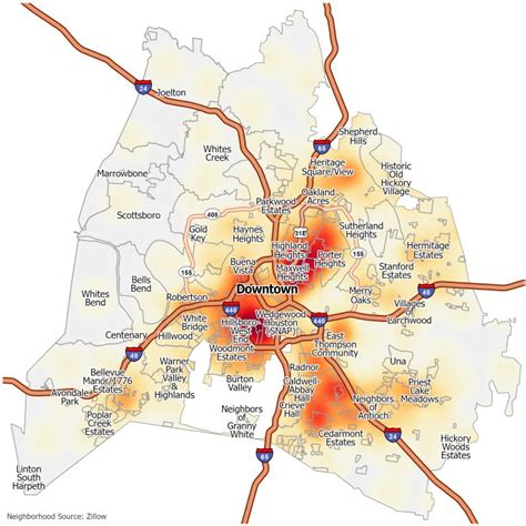 Nashville Crime Map - GIS Geography