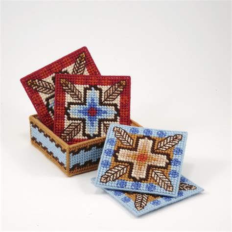 Coasters | Plastic canvas patterns, Plastic canvas coasters, Plastic ...