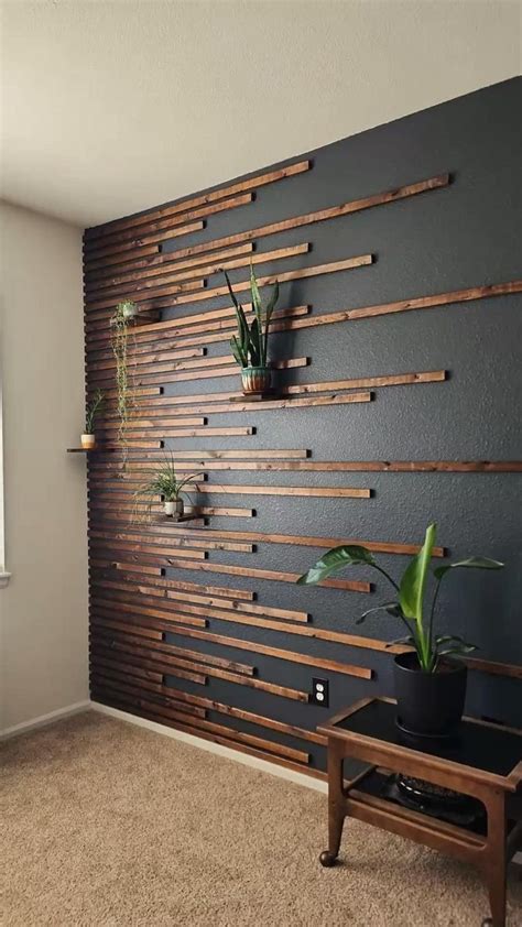 Wood accent wall – Artofit