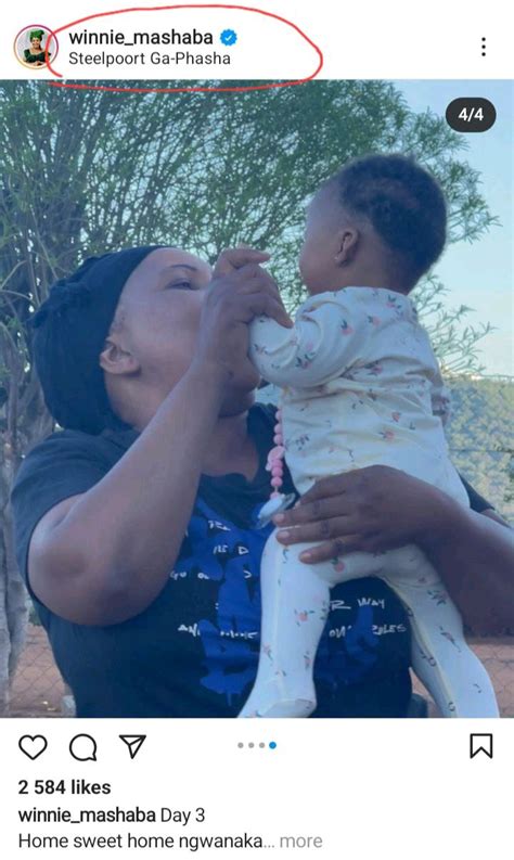 Winnie Mashaba Posted Pictures Of Her Daughter At Her Home Village But Mzansi Noticed This ...