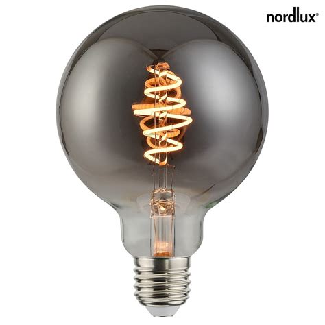 LED Filamentlampe DECO SPIRAL Globe, E27, 5W, 1800K, 140lm, Glas ...