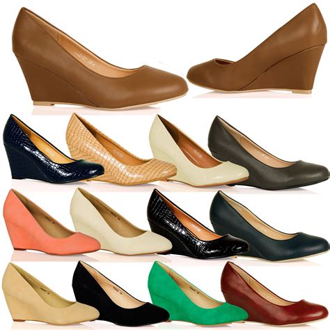 L2A Mujer Bajo Zapatos De Salón Tacón Medio Estilo Informal Oficina Trabajo | eBay