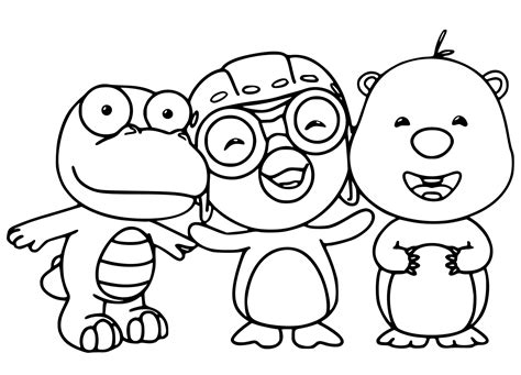 Pororo Coloring Pages at GetColorings.com | Free printable colorings ...