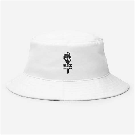 Black Under Par White Bucket Hat – Black Under Par