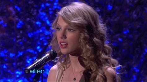 Taylor Swift performs "Mean" on Ellen | Taylor swift, Performance, Taylor