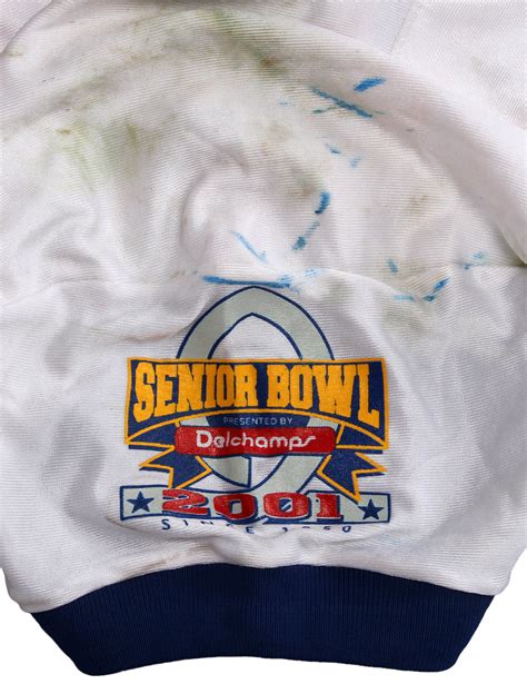 Lot Detail - 2007 Mason Crosby Game Used Senior Bowl Jersey