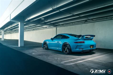 Baby Blue Porsche 911 Gets Tasteful Upgrades — CARiD.com Gallery