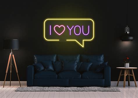 I Love You Neon Sign Custom Neon Sign Wedding Neon Sign - Etsy