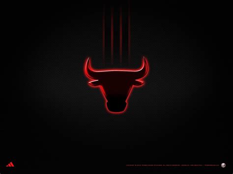 Chicago Bulls Black Logo