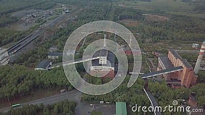 Aerial View of Factory in Industrial Zone. Heavy Industry from Above. Stock Video - Video of ...