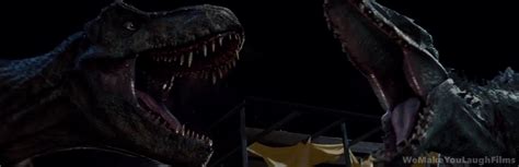 T rex vs Indominus Rex Panorama by wemakeyoulaughfilms on DeviantArt