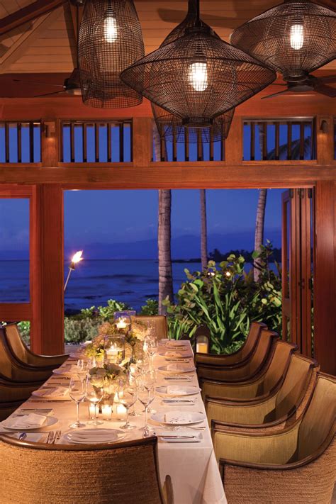 The Kohala Room, `ULU Ocean Grill @Mandy Dewey Seasons Resort Hualalai at Historic Ka'upulehu ...