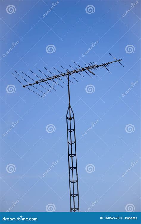 Analog Television Antenna And Tower Royalty Free Stock Photos - Image: 16052428