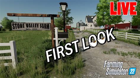 Stone Valley 22 - First Look - Farming Simulator 22 - YouTube