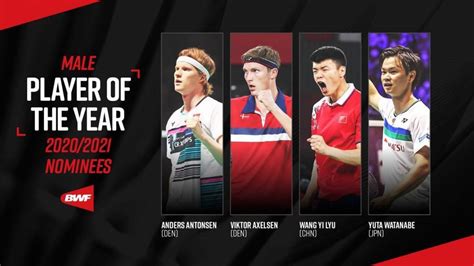 BWF Player of the Year Awards 2020/2021 Nominees – Badminton Oceania