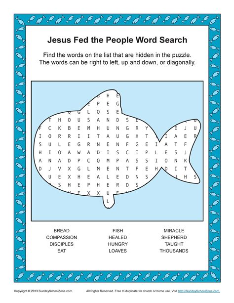 Free Printable Bible Activity Sheets - Printable World Holiday