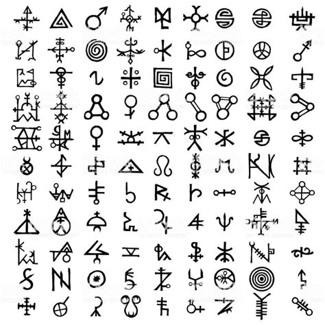 vector | Esoteric symbols, Symbol design, Symbols