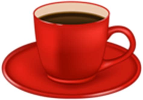 Red Coffee Cup PNG Clipart Image | Gallery Yopriceville - High-Quality Free Images and ...