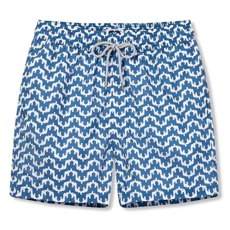 Elephant-print Swimming Trunks - A Little Bird