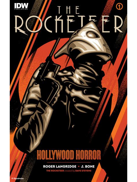 Alternative movie poster for The Rocketeer by Signalnoise