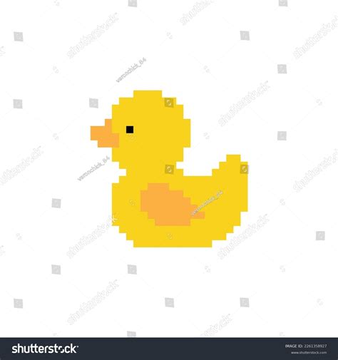 Duck Icon 8 Bit Pixel Art Stock Vector (Royalty Free) 2261358927 ...