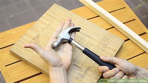 3 Ways to Use a Hammer Safely - wikiHow