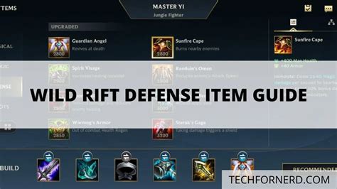 Wild Rift Defense item Guide with Stats Explained - TECHFORNERD