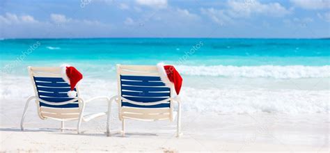 Christmas beach vacation Stock Photo by ©shalamov 50623715